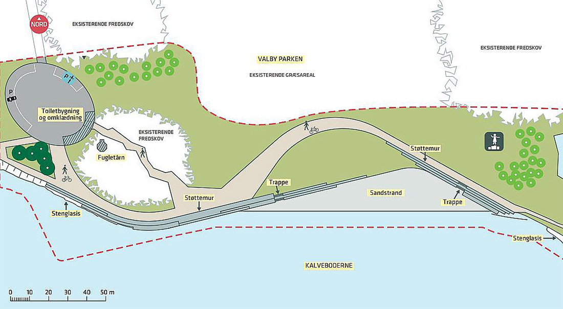 Badestrand ved Valbyparkens bredder i 2021 | Magasinet KBH