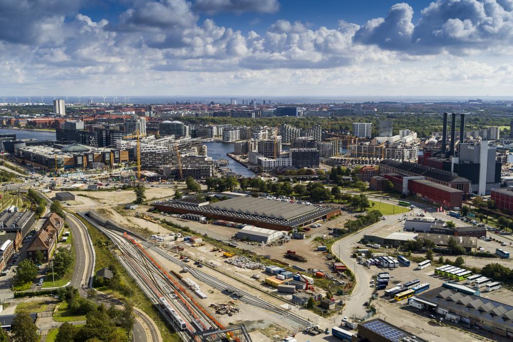 jernbanebyen syd luftfoto