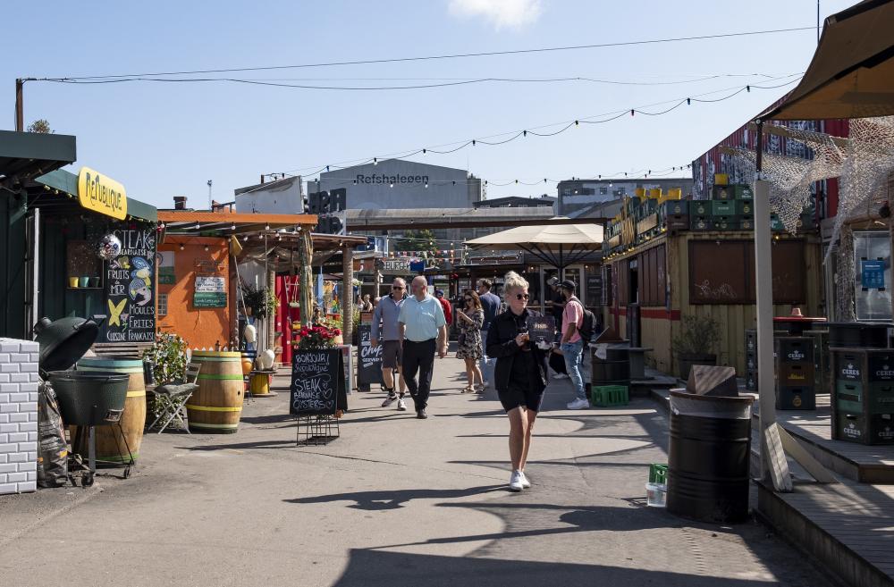 Refshaleøen, madmarked, streetfood, boligområde