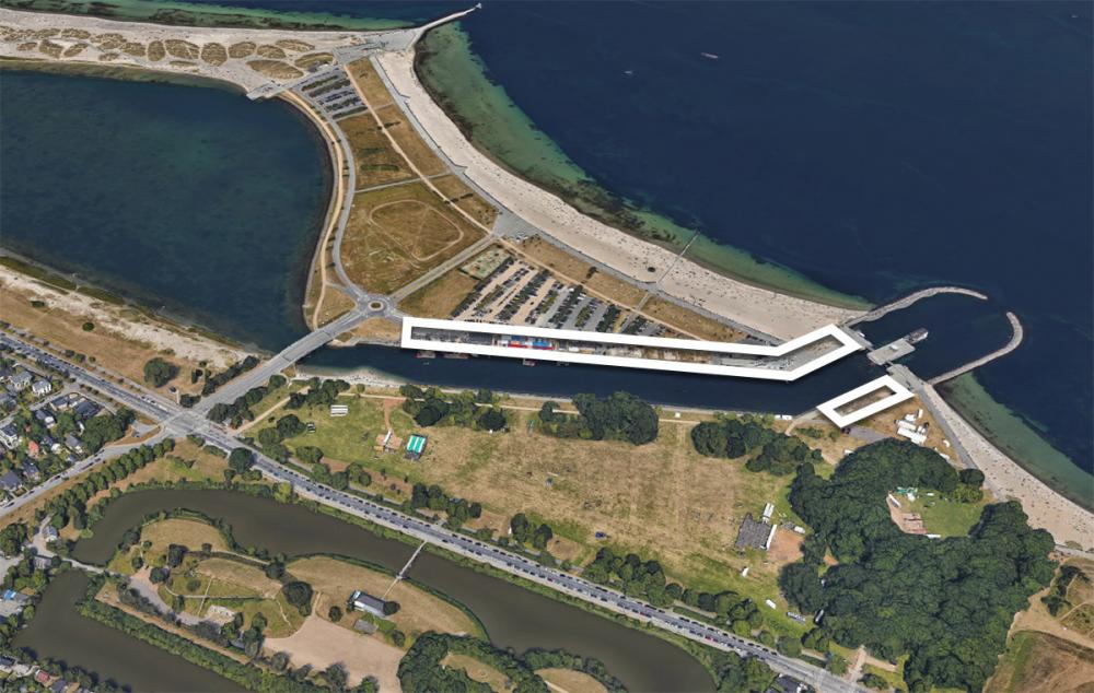 amager strandpark, oversigt, luftfoto