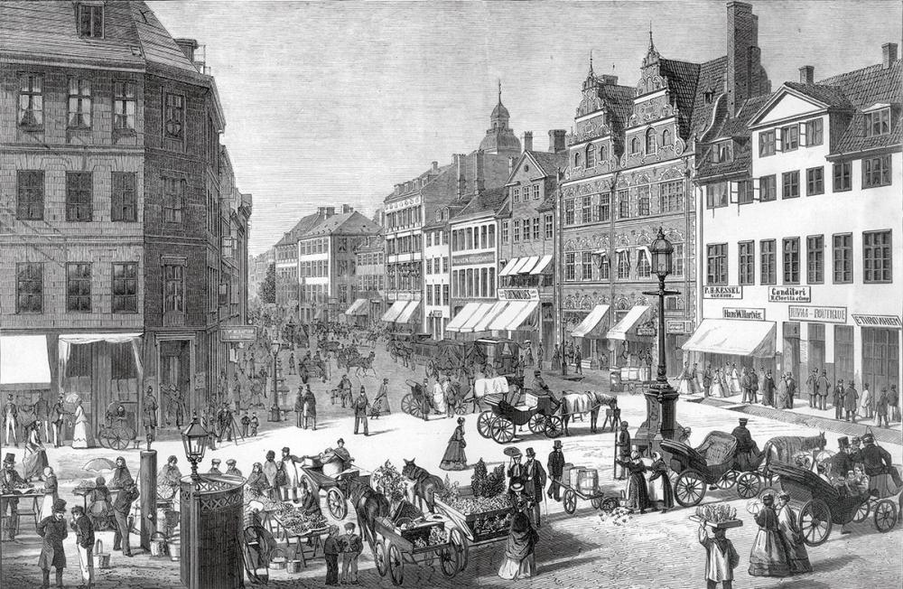 Amagertorv ca 1860