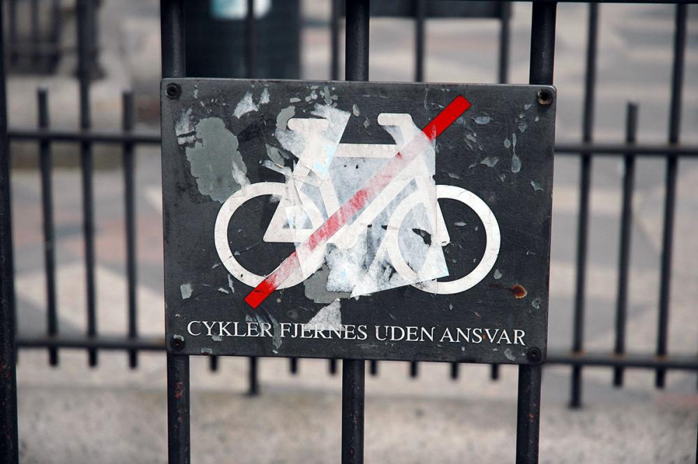 cykler fjernes uden ansvar