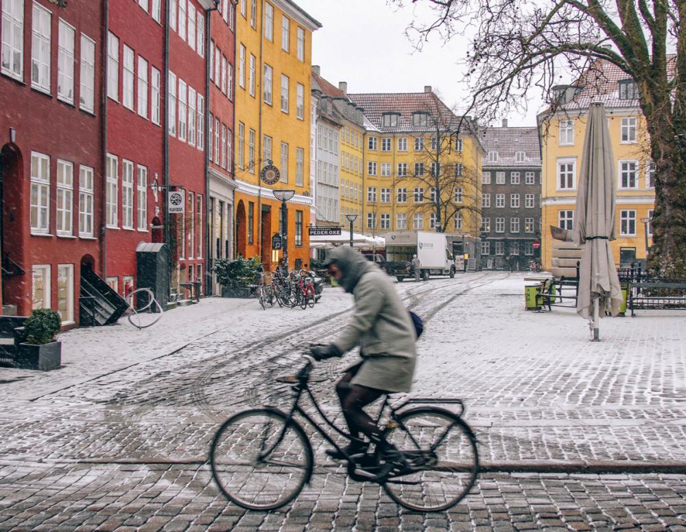 Gråbrødre Torv cyklist