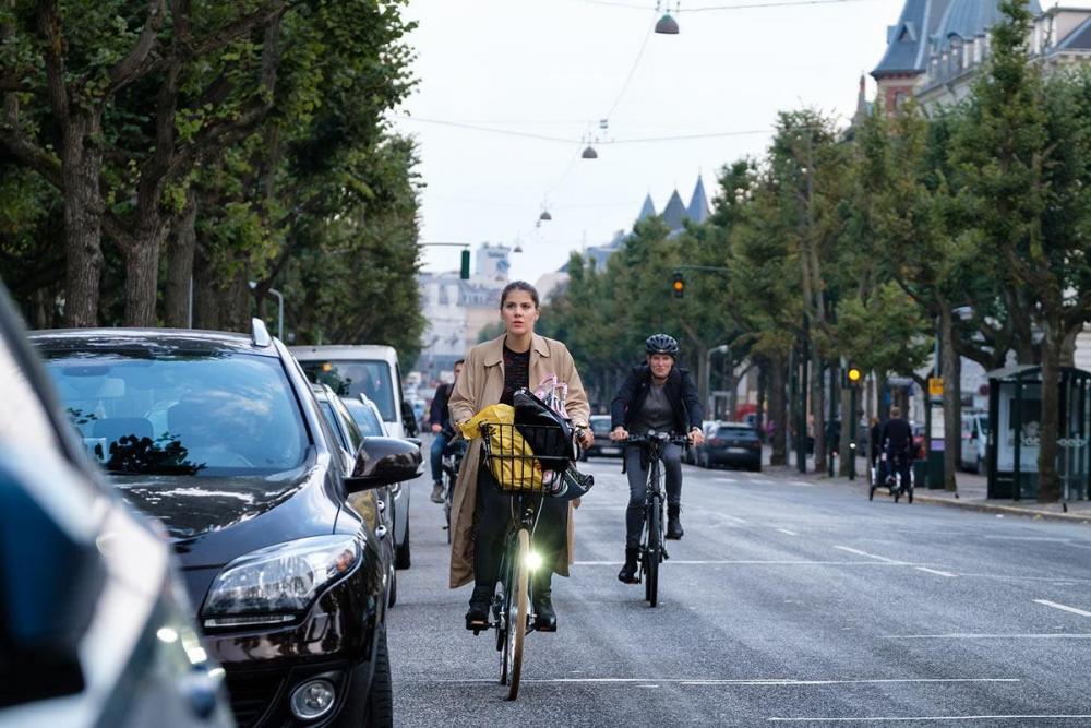 cyklister, frederiksberg allé, vej