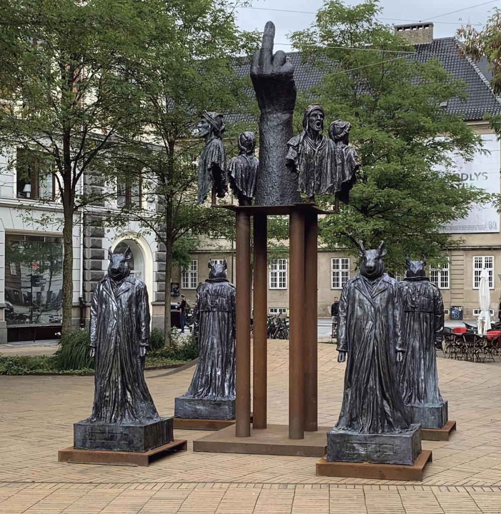 Dantes Plads, skulptur, kunst