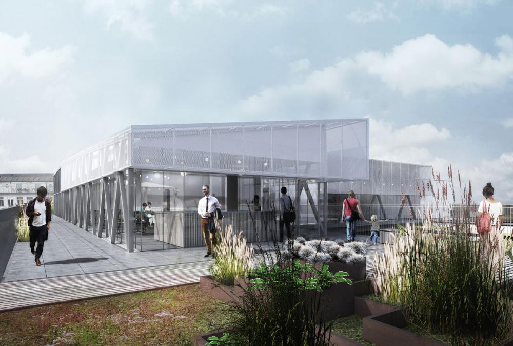 DFI Roofttop cafe rendering