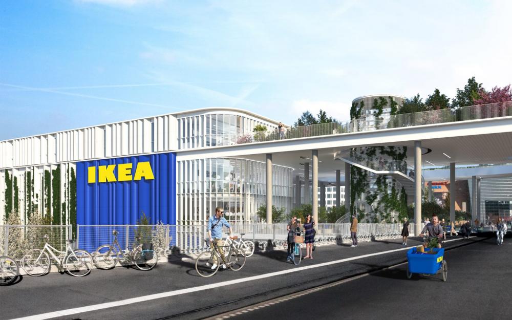 IKEA, Dybbølsbro, tegning