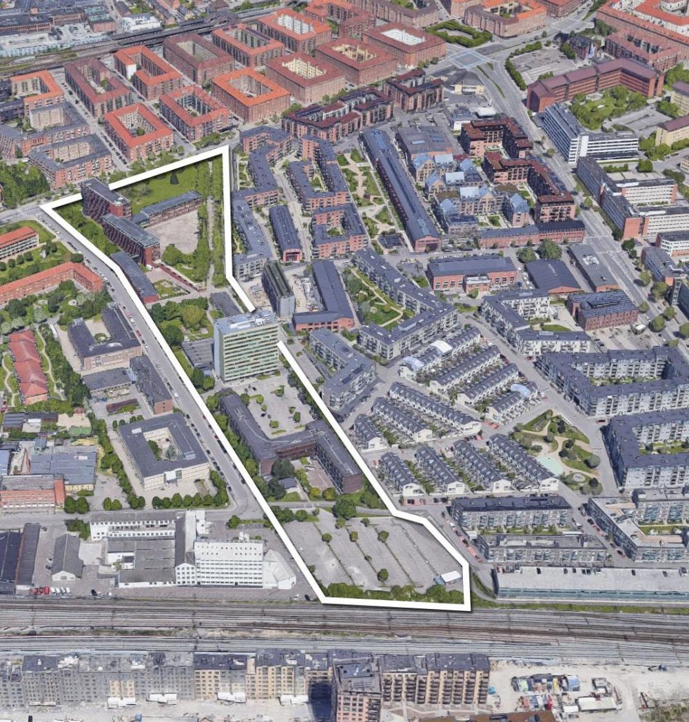 luftfoto, fl smidth, valby