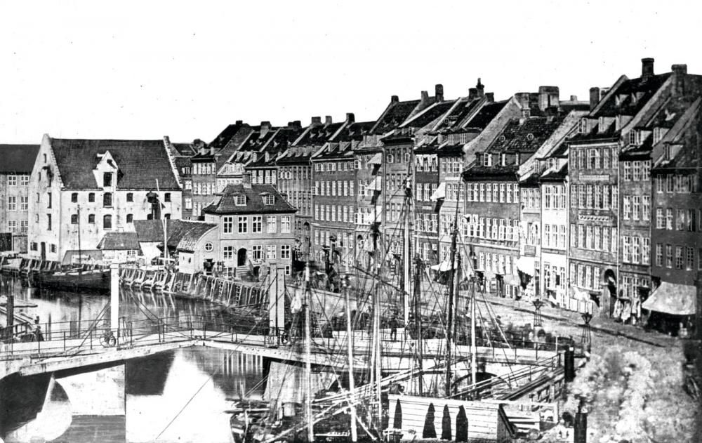Gammel Strand København 1840 første foto