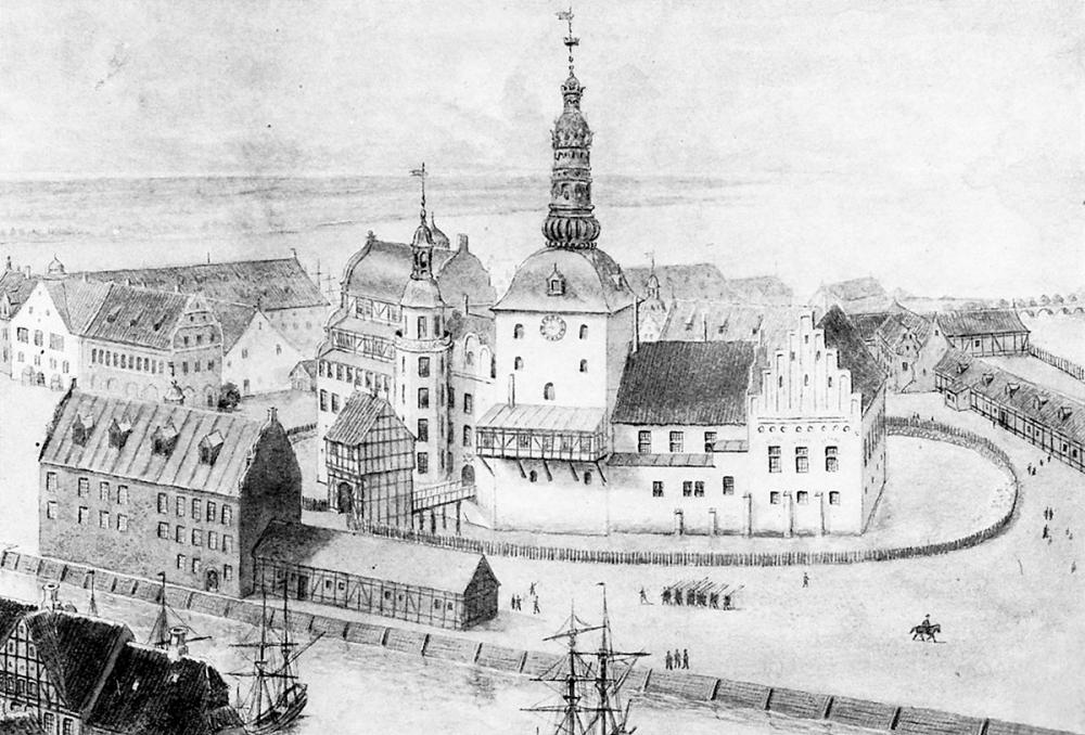 Københavns Slot 1680 landscape