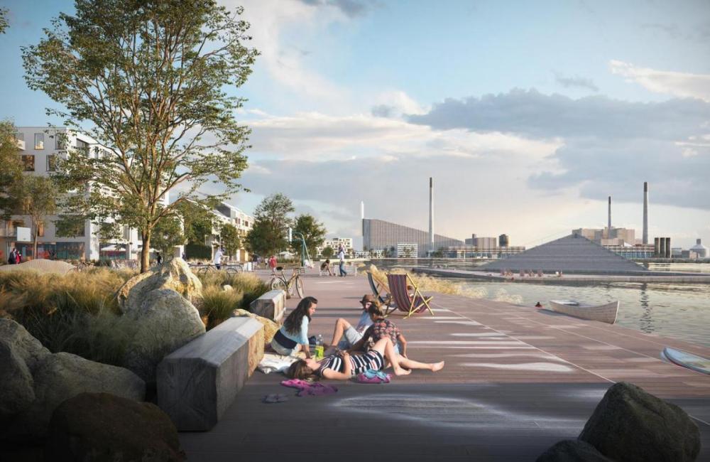 kløverkvarteret, gehl architects, Amager Bakke