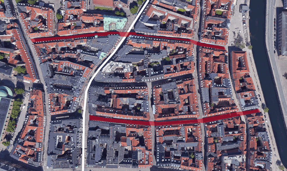 stræderne forbindelse middelalderbyen trafikplan