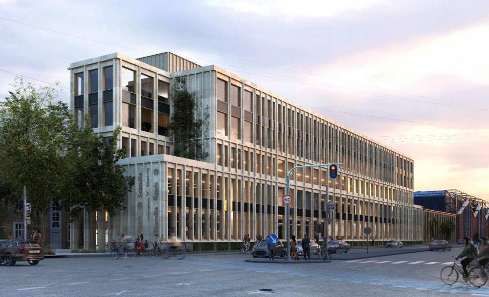 Teglværksholmen, byggeri, Scandiagade