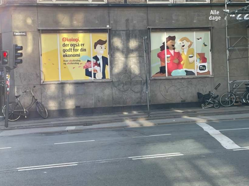 fælledvej, supermarked, gade