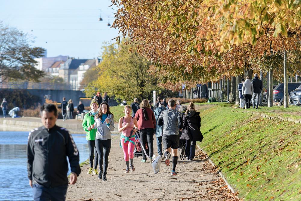 søerne løbere spadsere