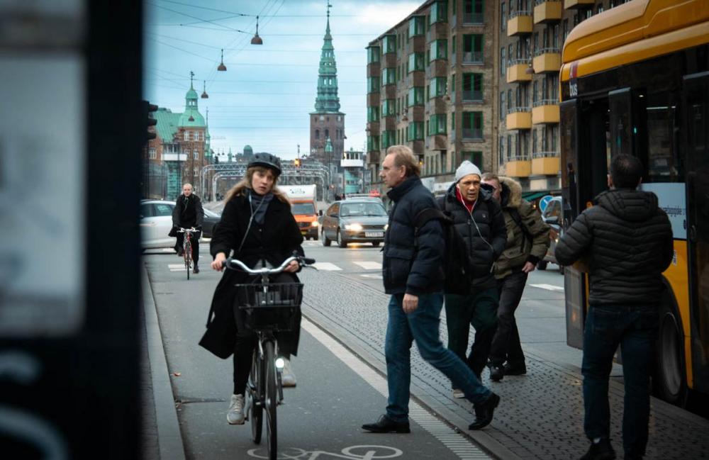 torvehade cykel bus fodgængere