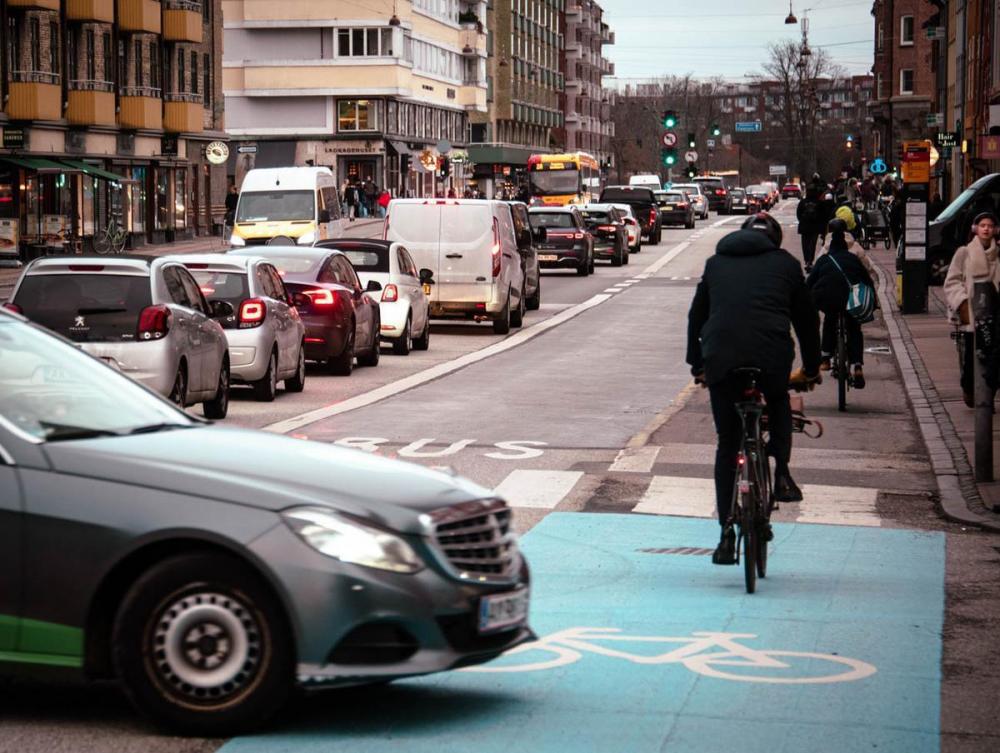 torvegade, trafik, cyklister