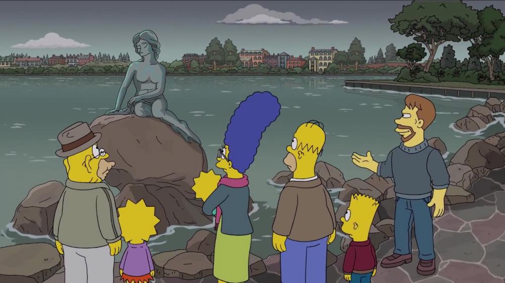 the simpsons den lille havfrue