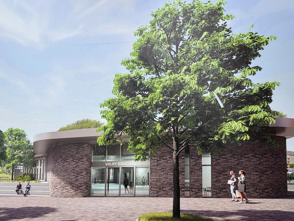 Valby Bibliotek, byrum, nybyggeri, Hanne Varmings Plads, Toftegårds Plads 