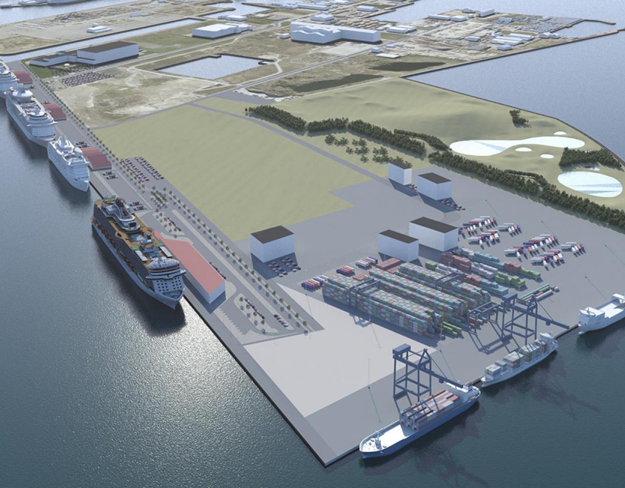 ny containerterminal ydre nordhavn