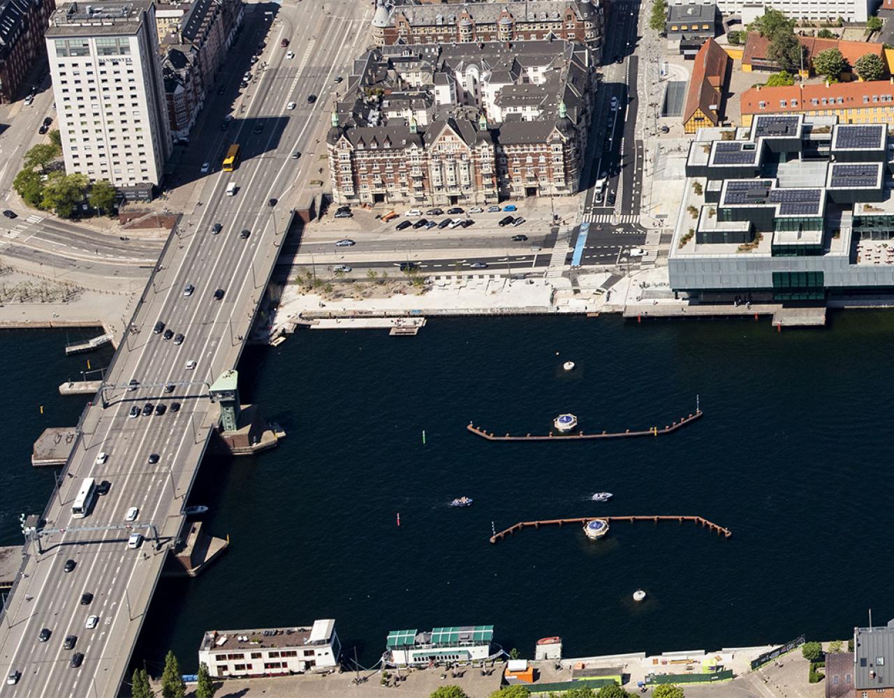 lille langebro fra luften maj 2018