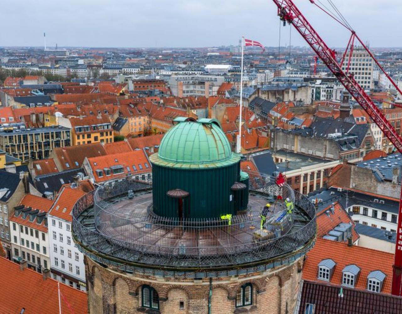 rundetårn, kran, indre by