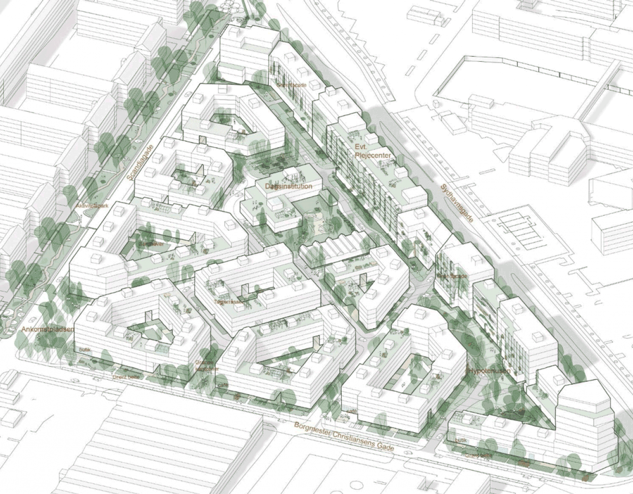 Sydhavnsgade plan