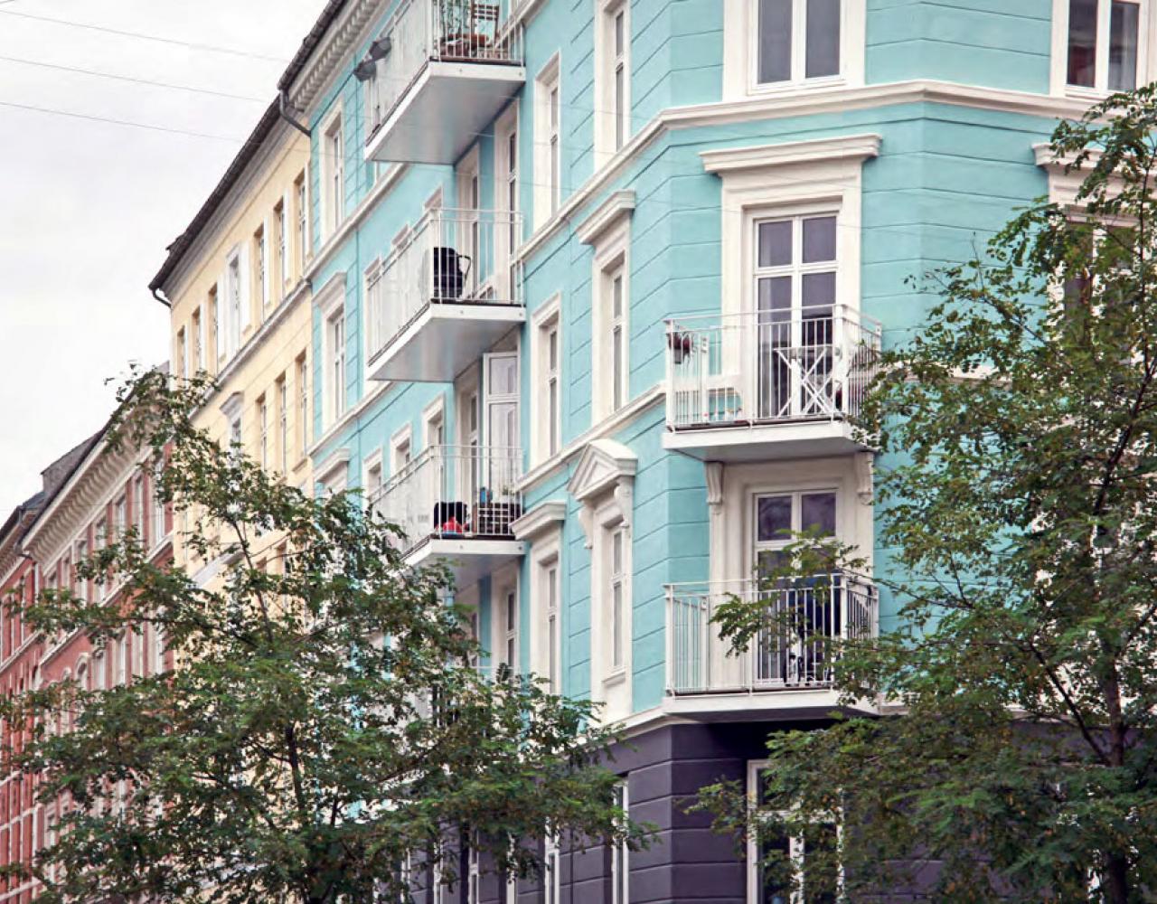 Dybbølsgade altaner københavn vesterbro