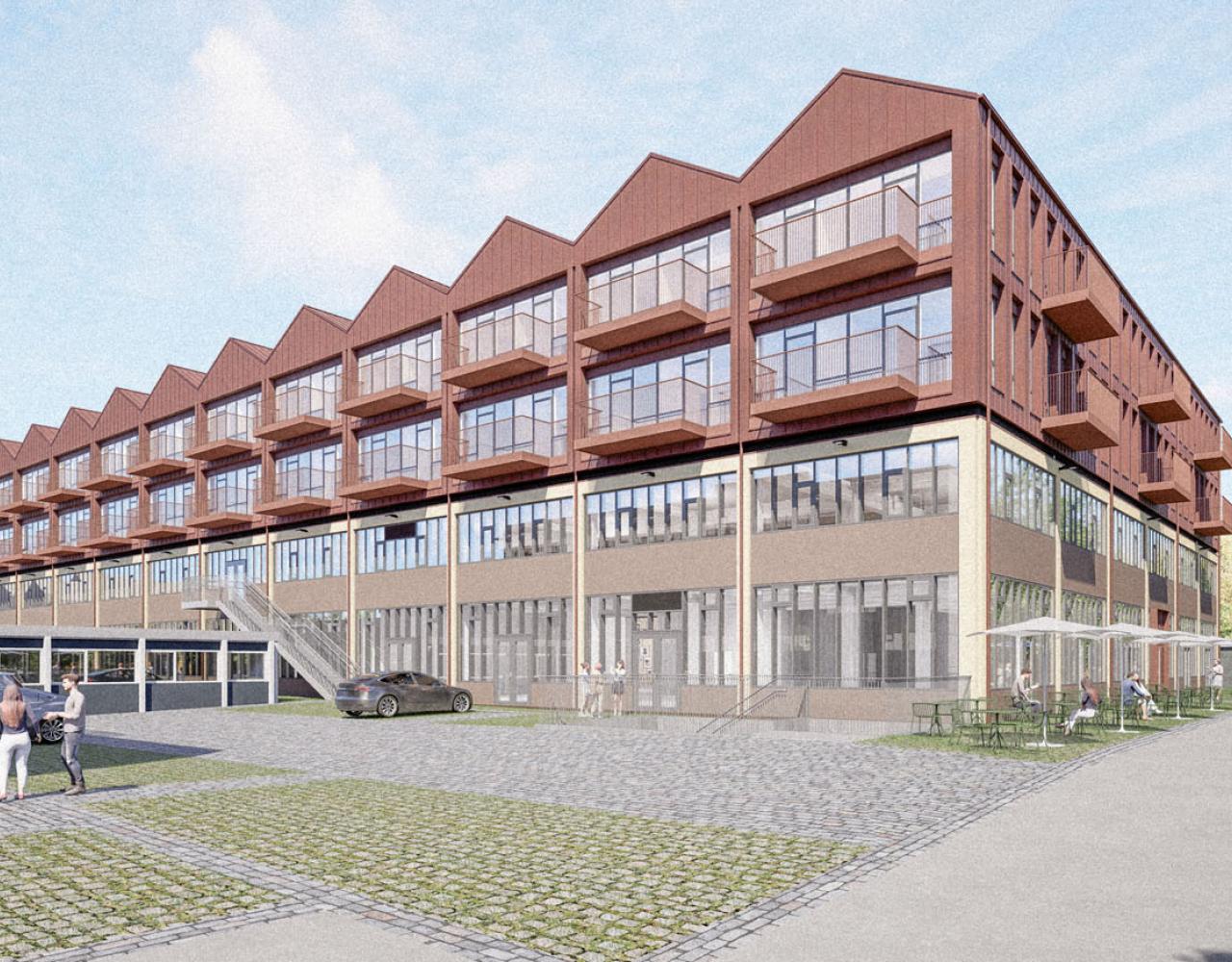 Arsenalet, Holmen, boliger