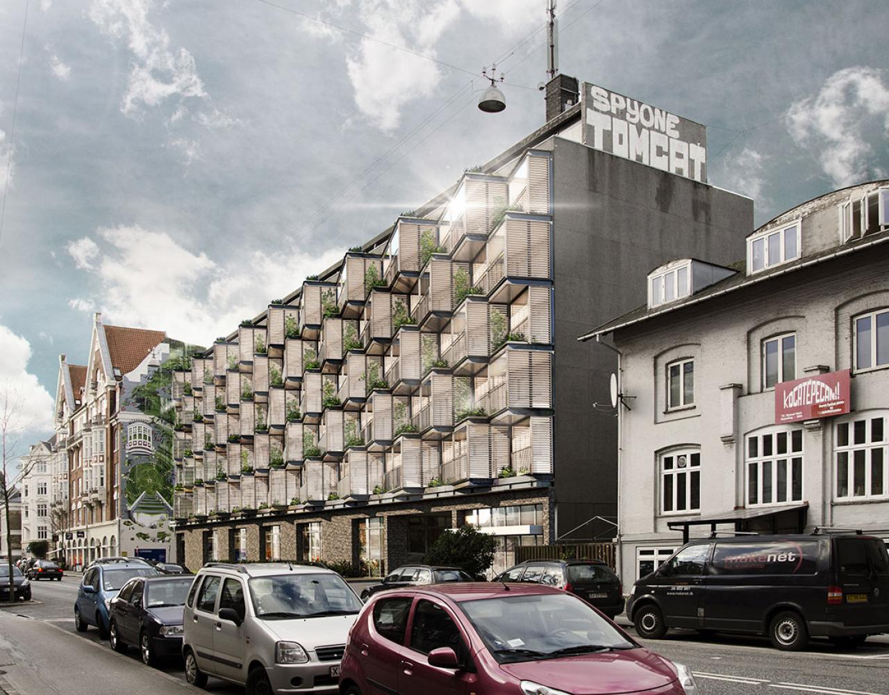 HC Ørstedsvej facade efter