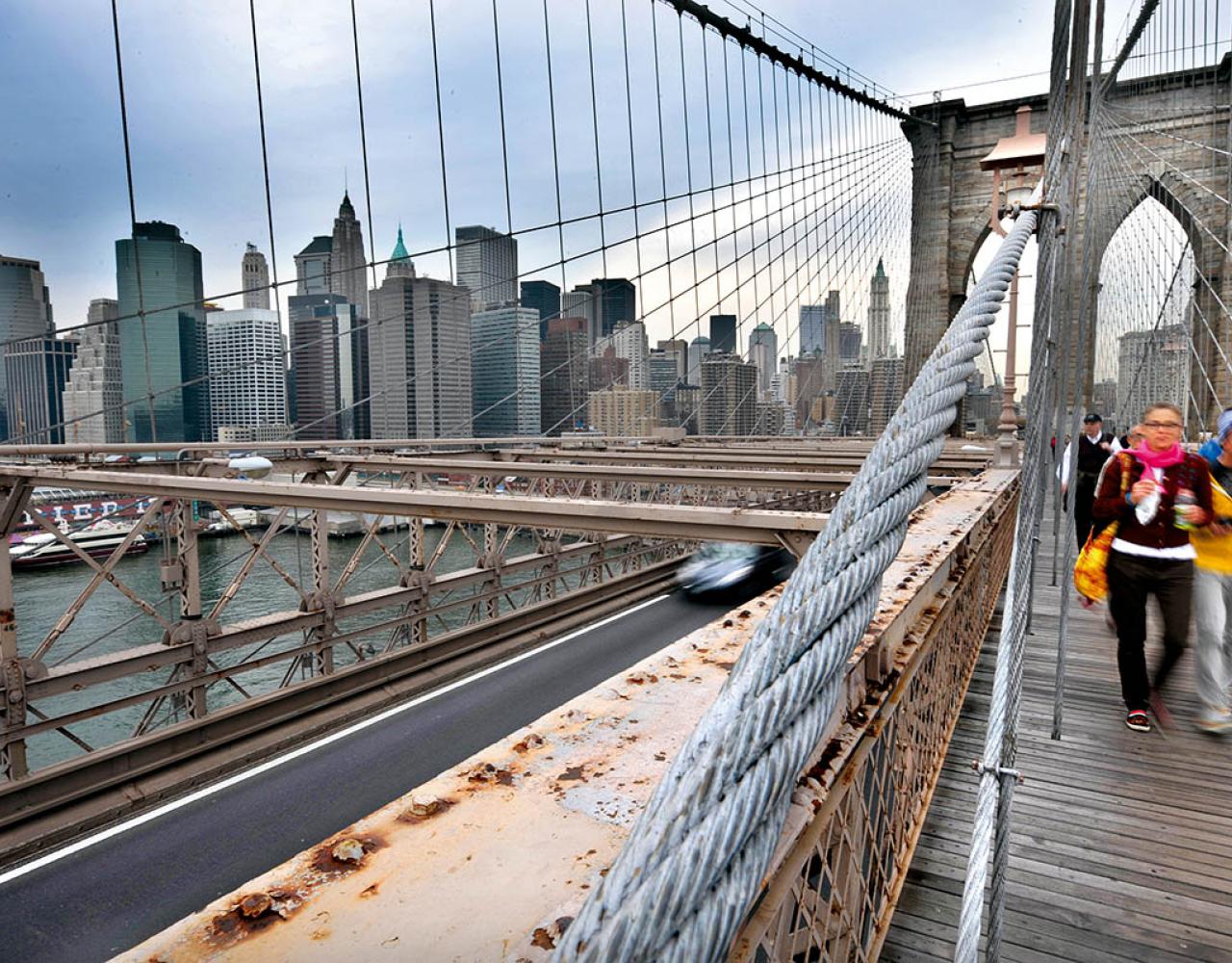 Brooklyn Bridge Manhattan Skyline