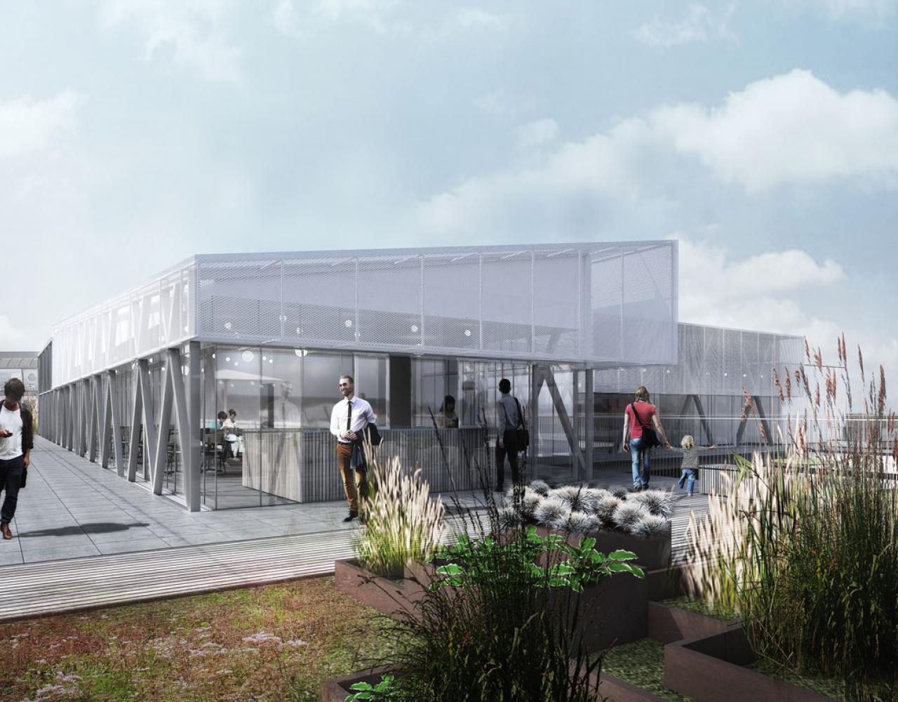 DFI Roofttop cafe rendering