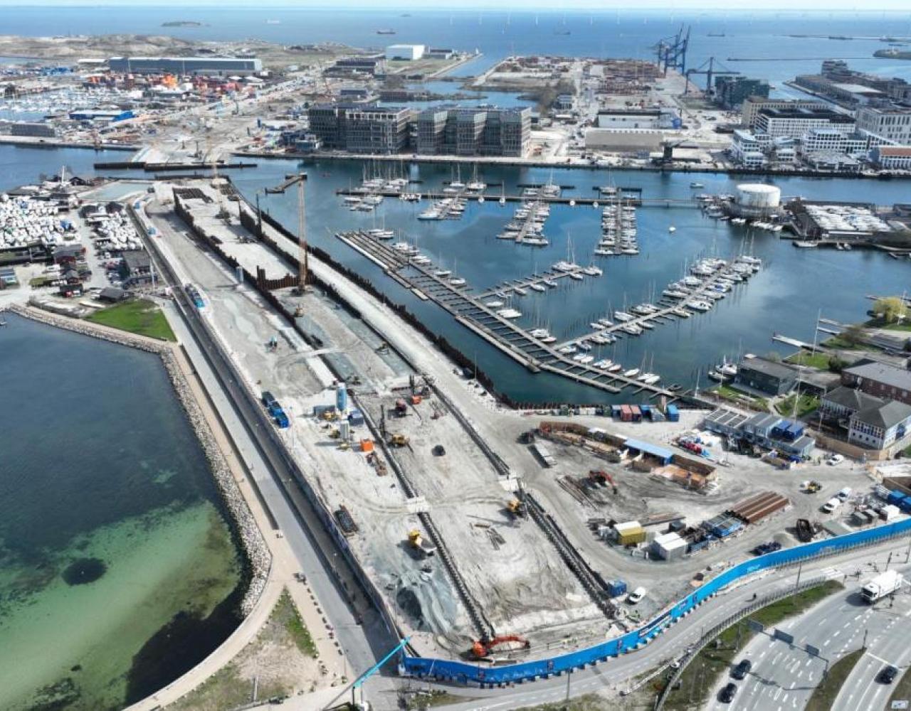 Nordhavnstunnel byggeplads
