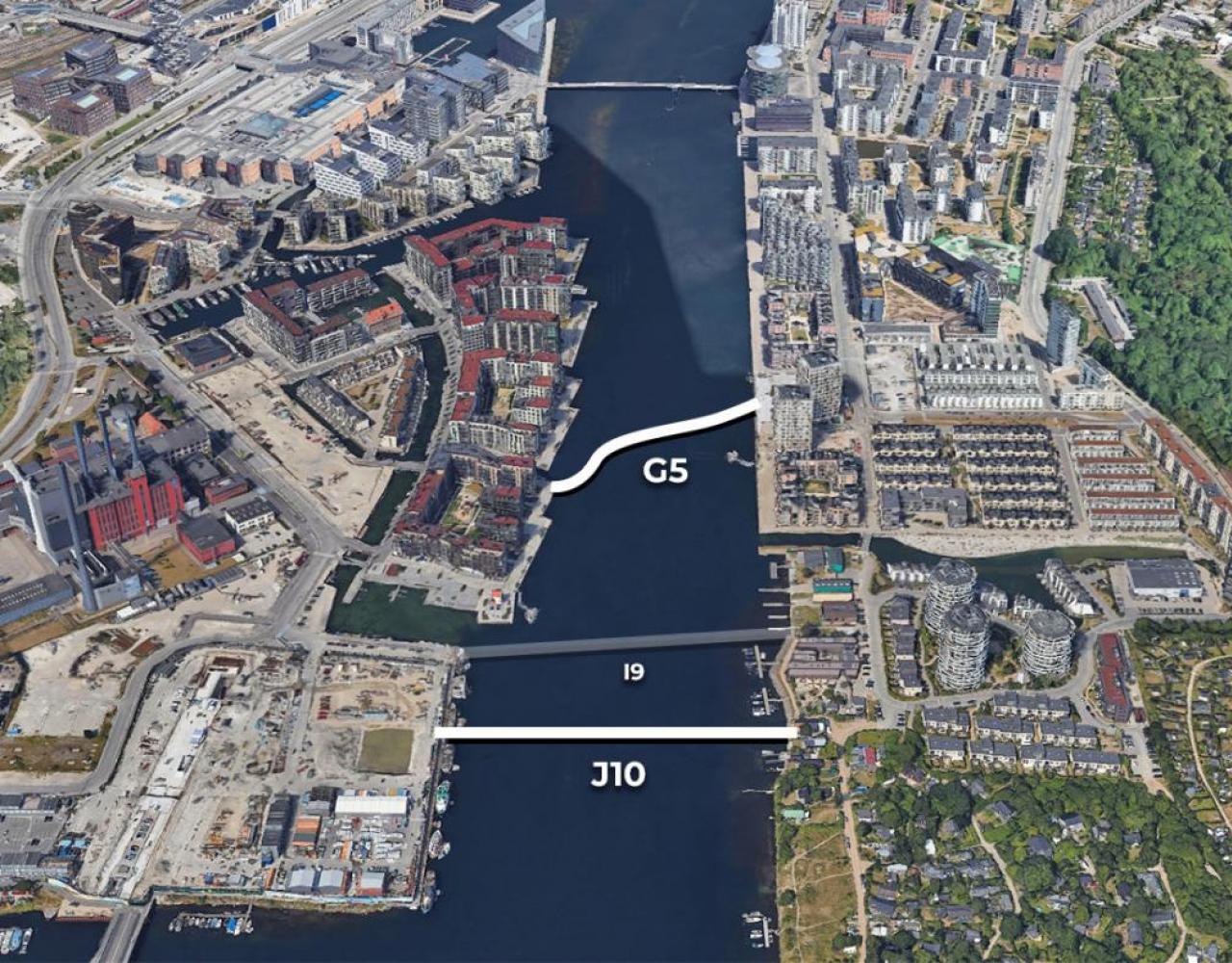 københavn inderhavnen enghavebroen overblik placeringer