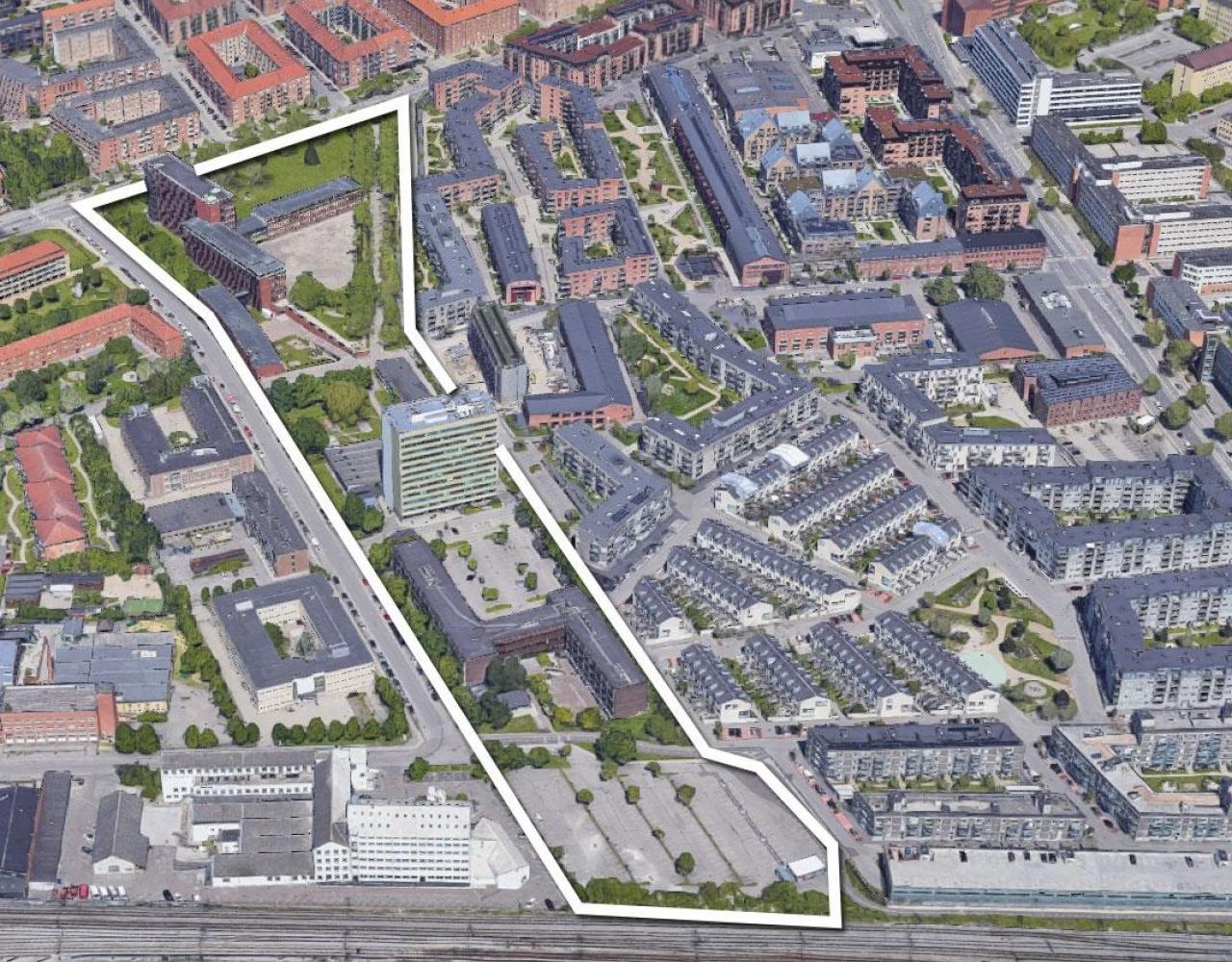 luftfoto, fl smidth, valby