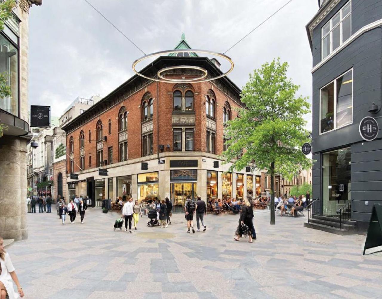 frederiksberggade strøget granitsten