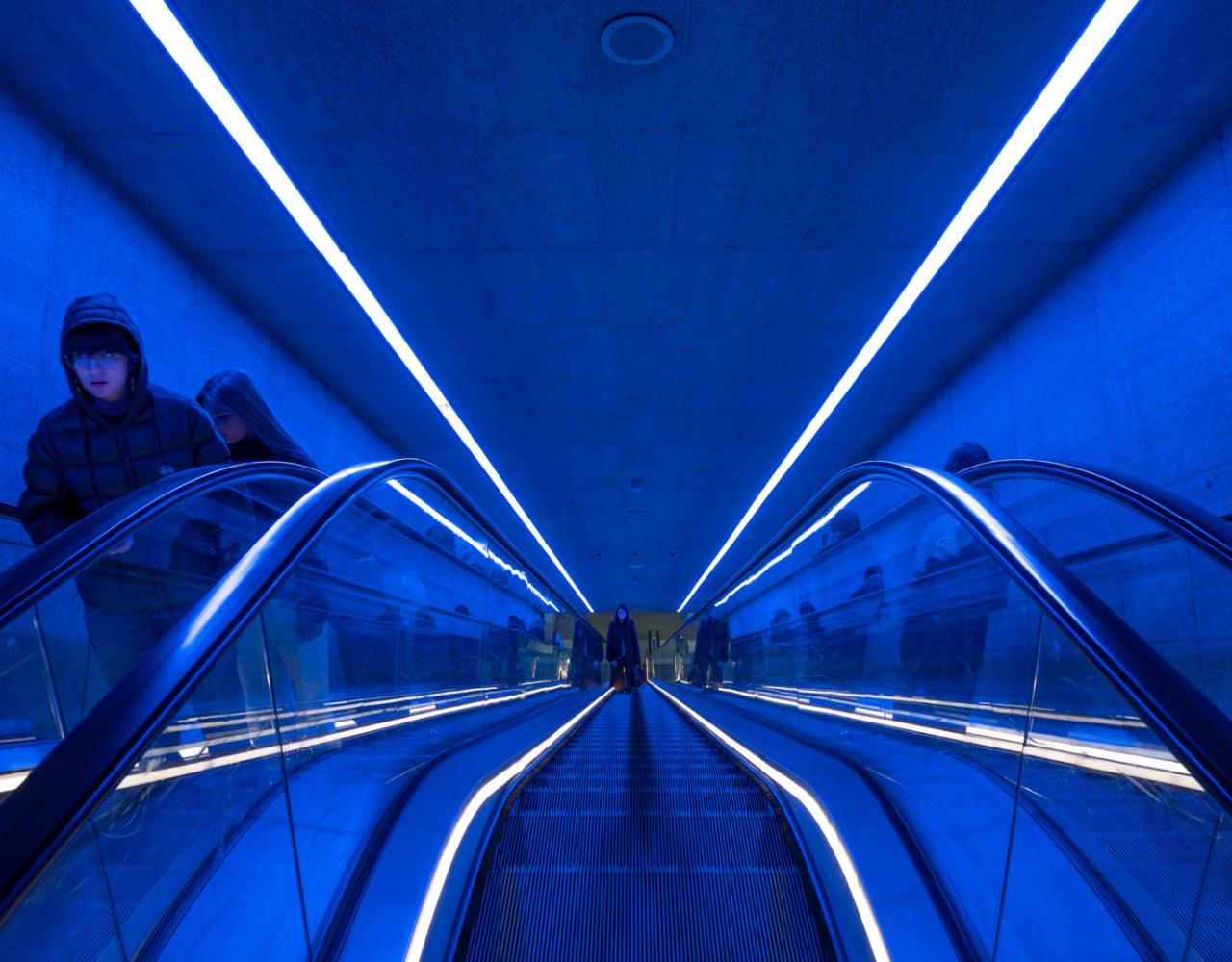 gammel strand, metro, rulletrappe