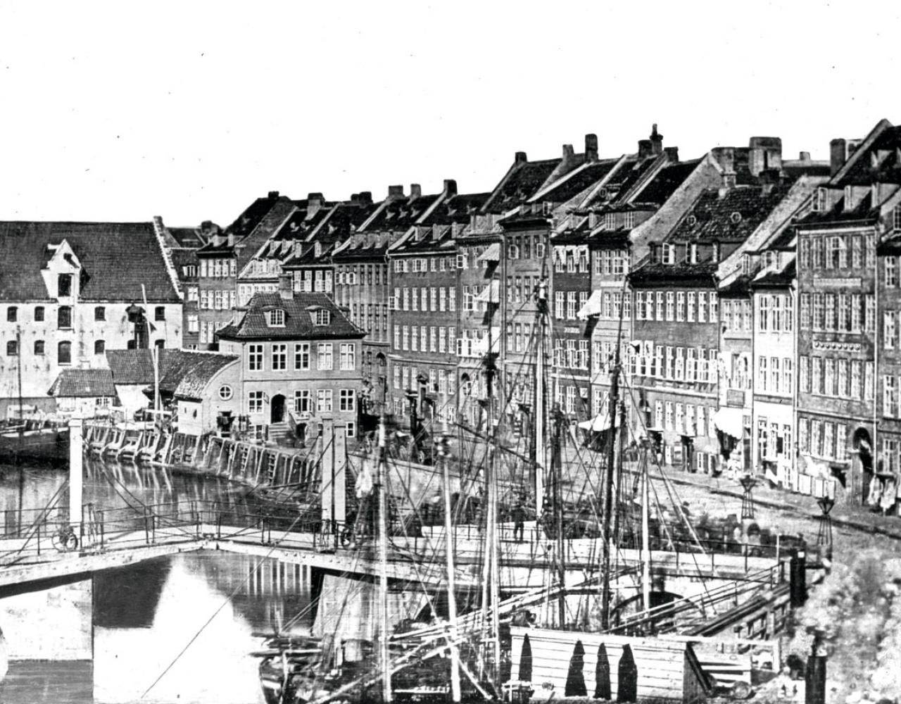 Gammel Strand København 1840 første foto