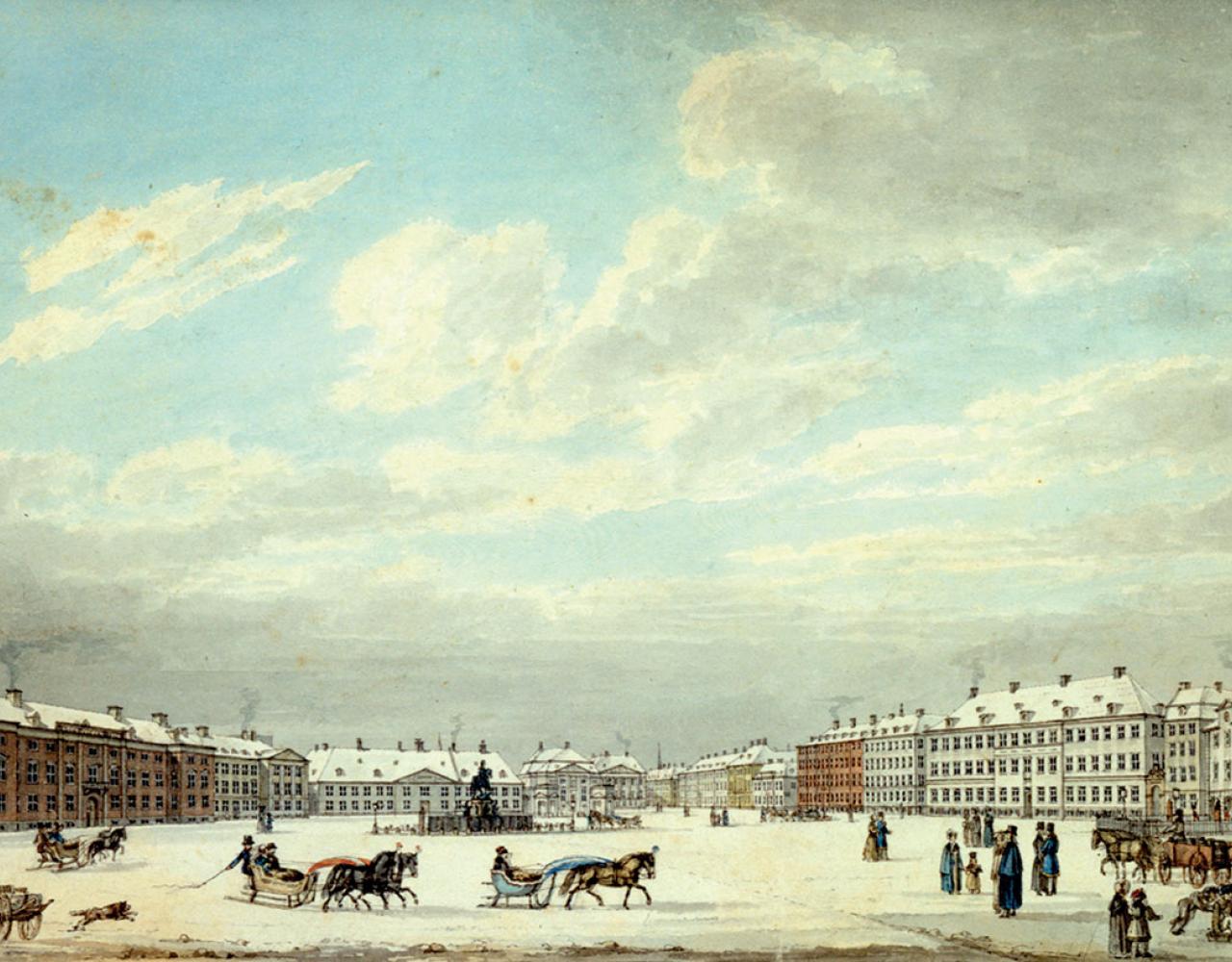 Kongens Nytorv ca 1830