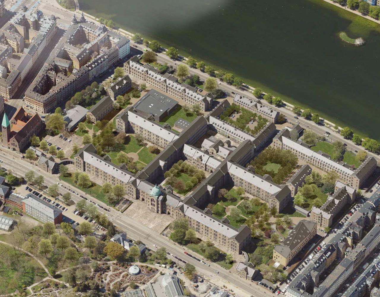 kommunehospital, boliger, byudvikling, grønne byrum