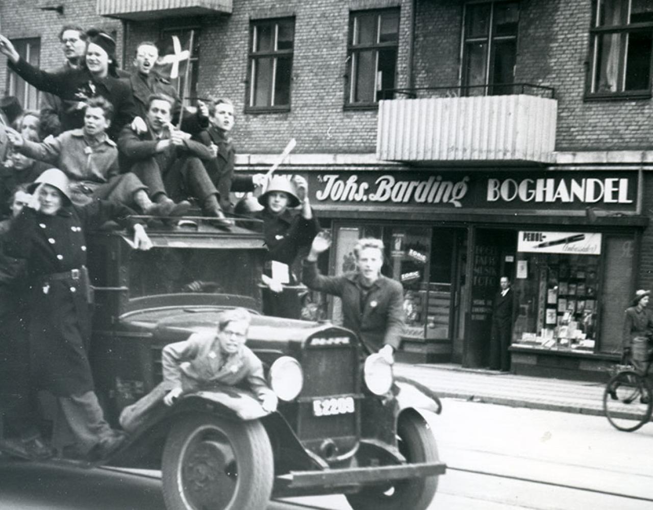 befrielsen, torvegade, 1945