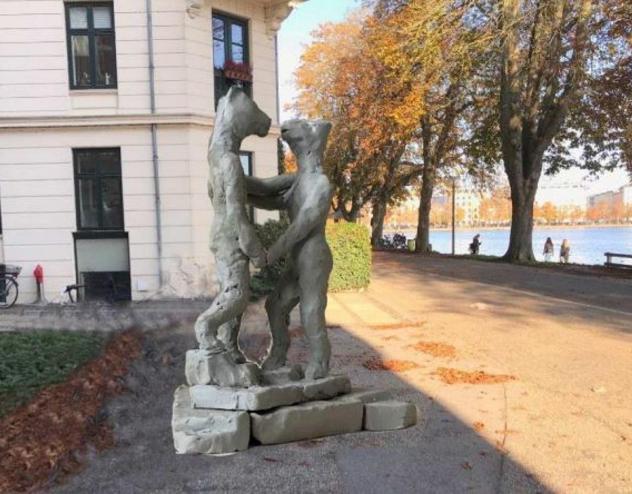 Kunst, Sortedams Sø. Pontus Kjerrman