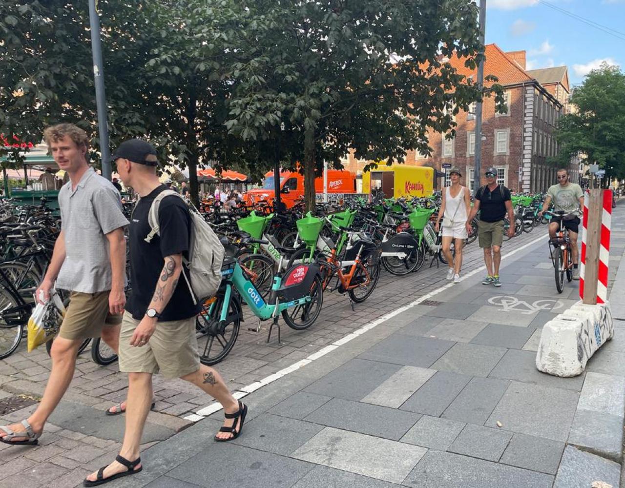 lejecykler, lime, cykelparkering