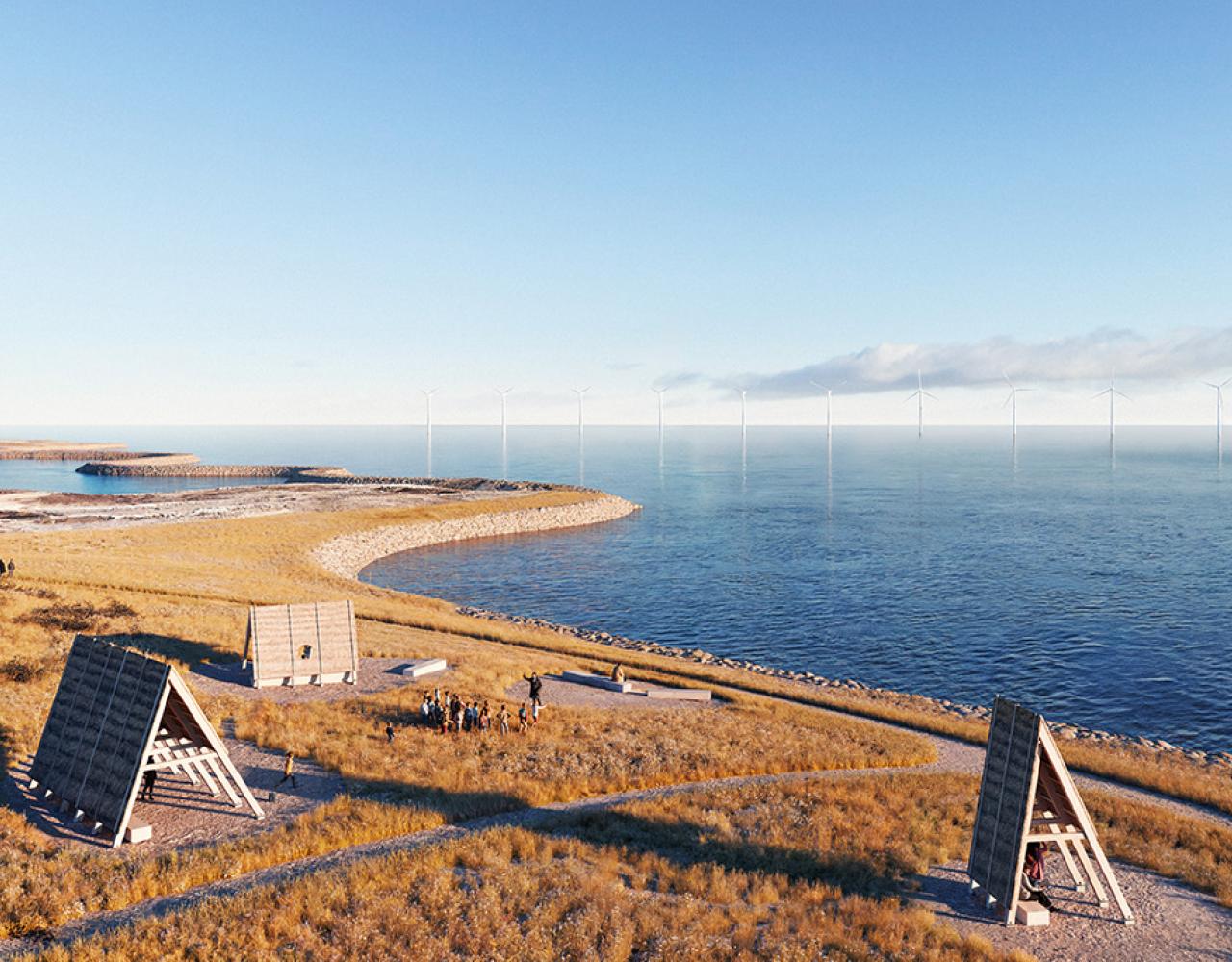 lynetteholm, visualisering, kystlandskab