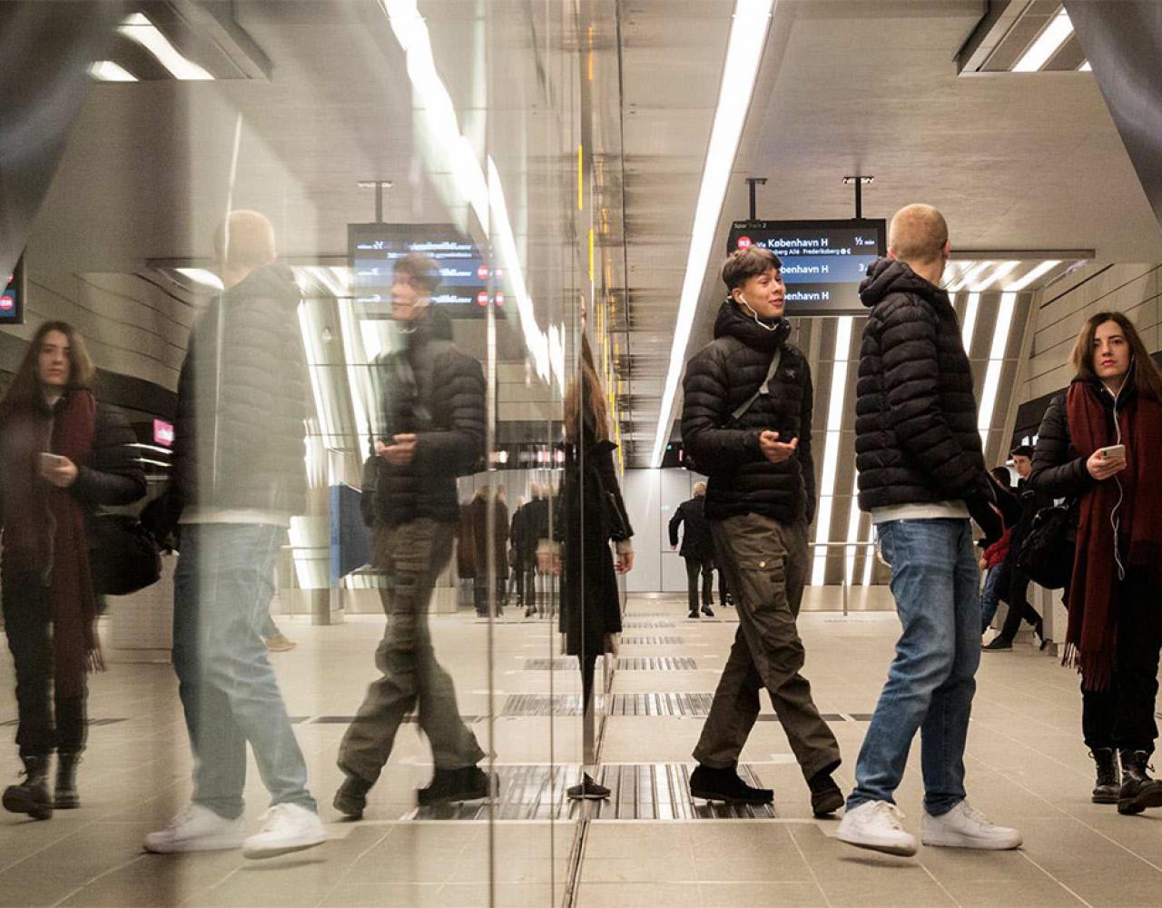 metro passagerer