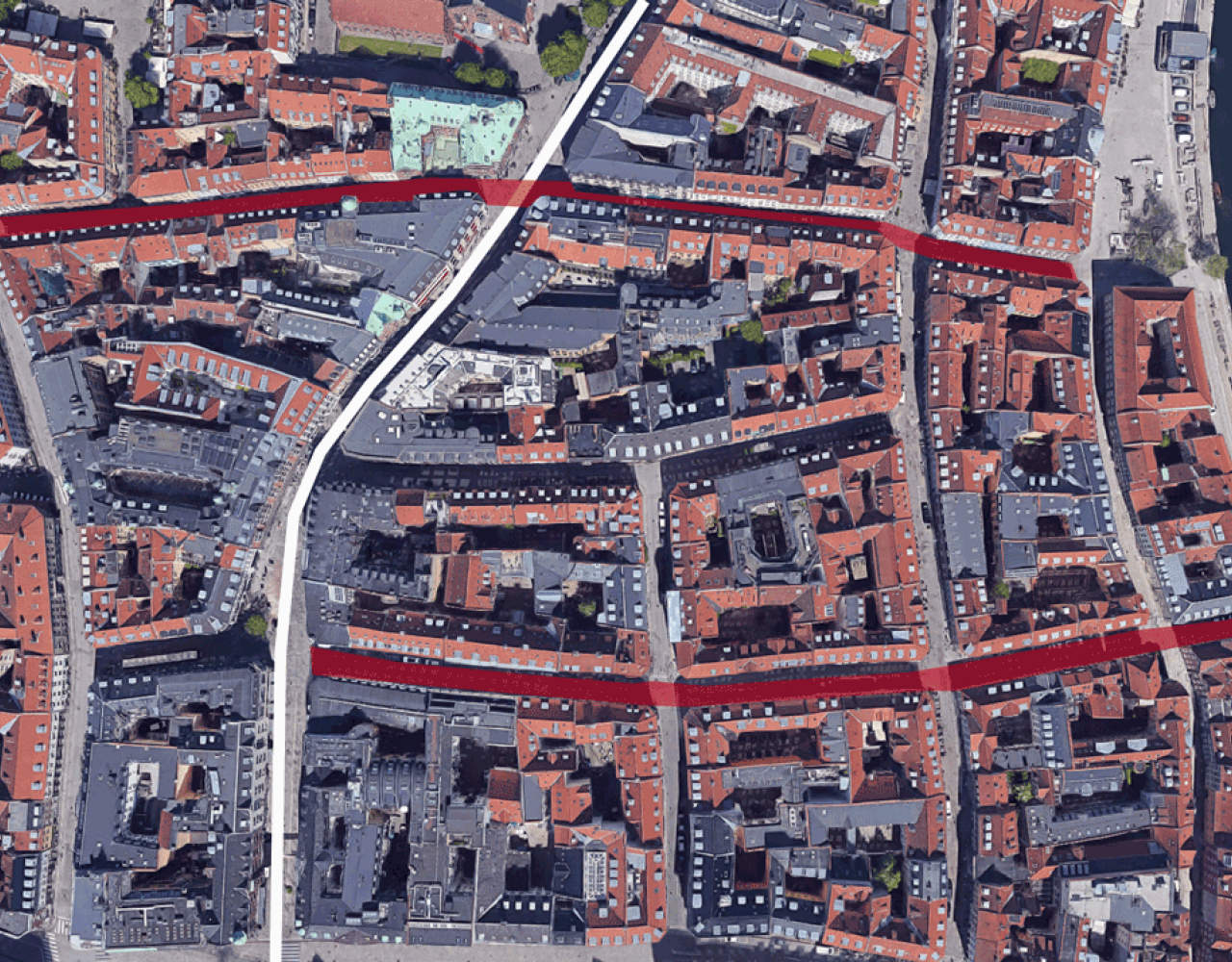 stræderne forbindelse middelalderbyen trafikplan