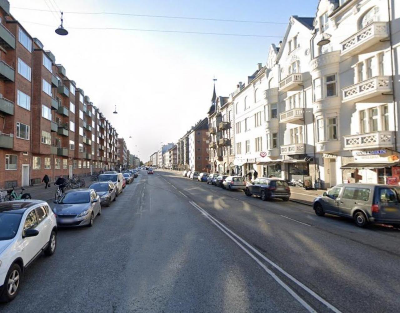østerbrogade ydre ingen træer