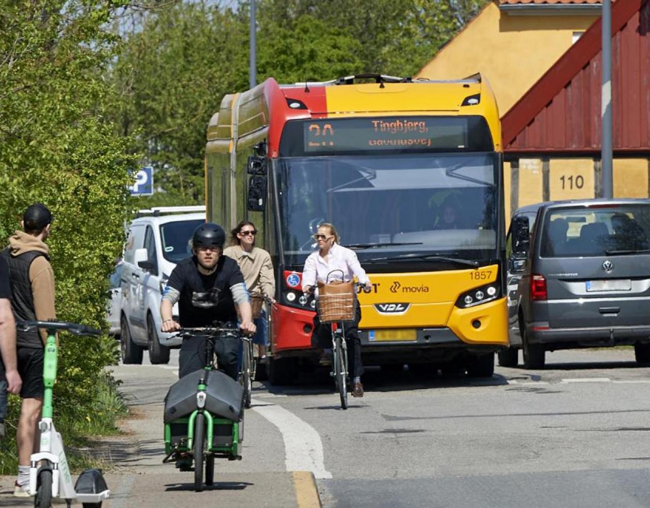 refshalevej, bus, cyklister