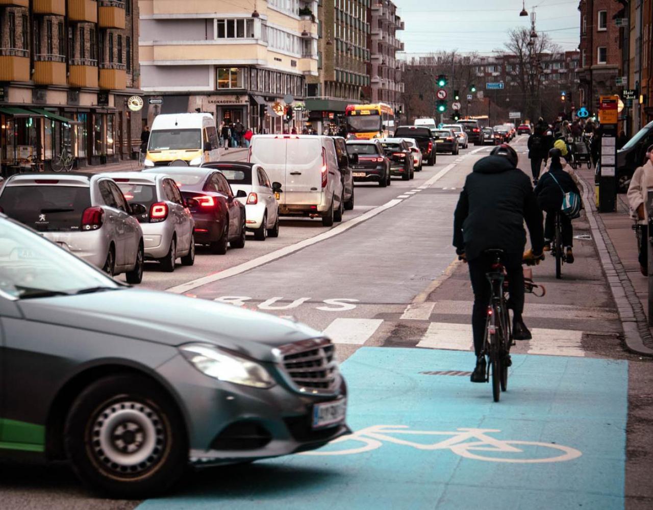 torvegade, trafik, cyklister