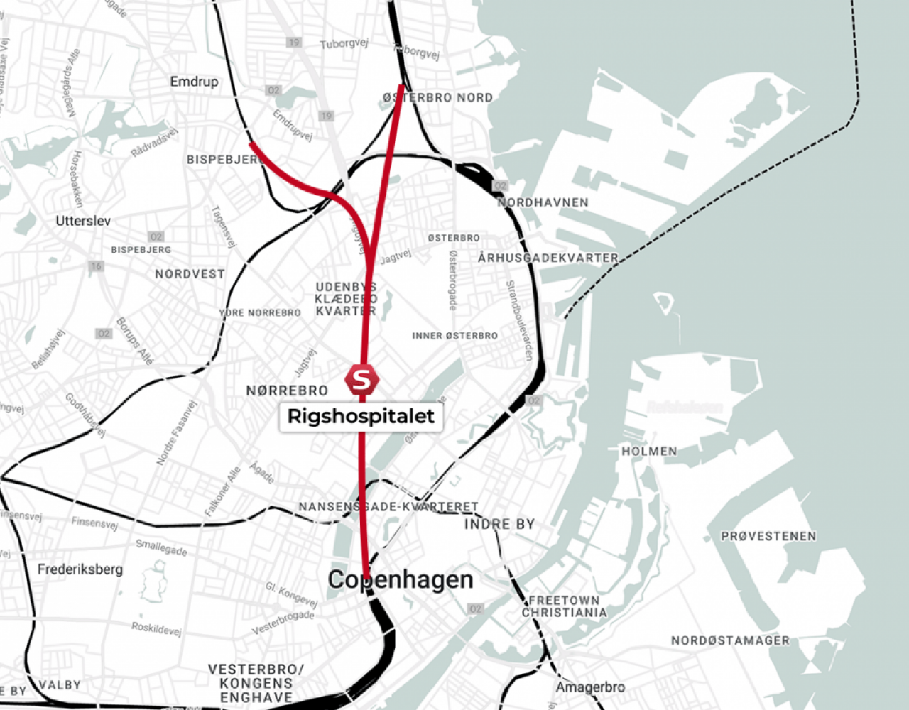 Ny underjordisk S-togslinje